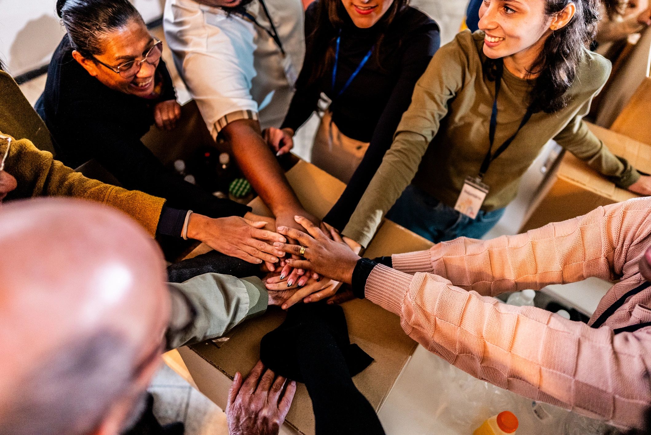 diverse nonprofit teamwork